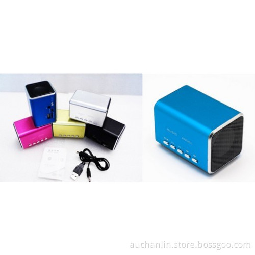 Music Angel Portable Mini Speaker, FM Radio SD/TF Card USB Flash MP3 Speaker